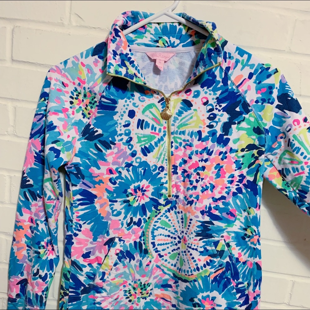Lilly Pulitzer zip sweatshirt